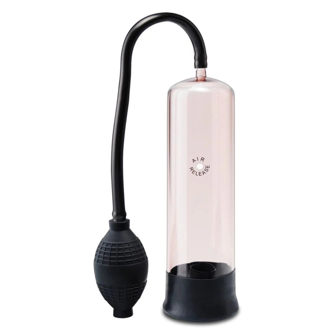 Penispumpe mit manuellem Ablasssystem