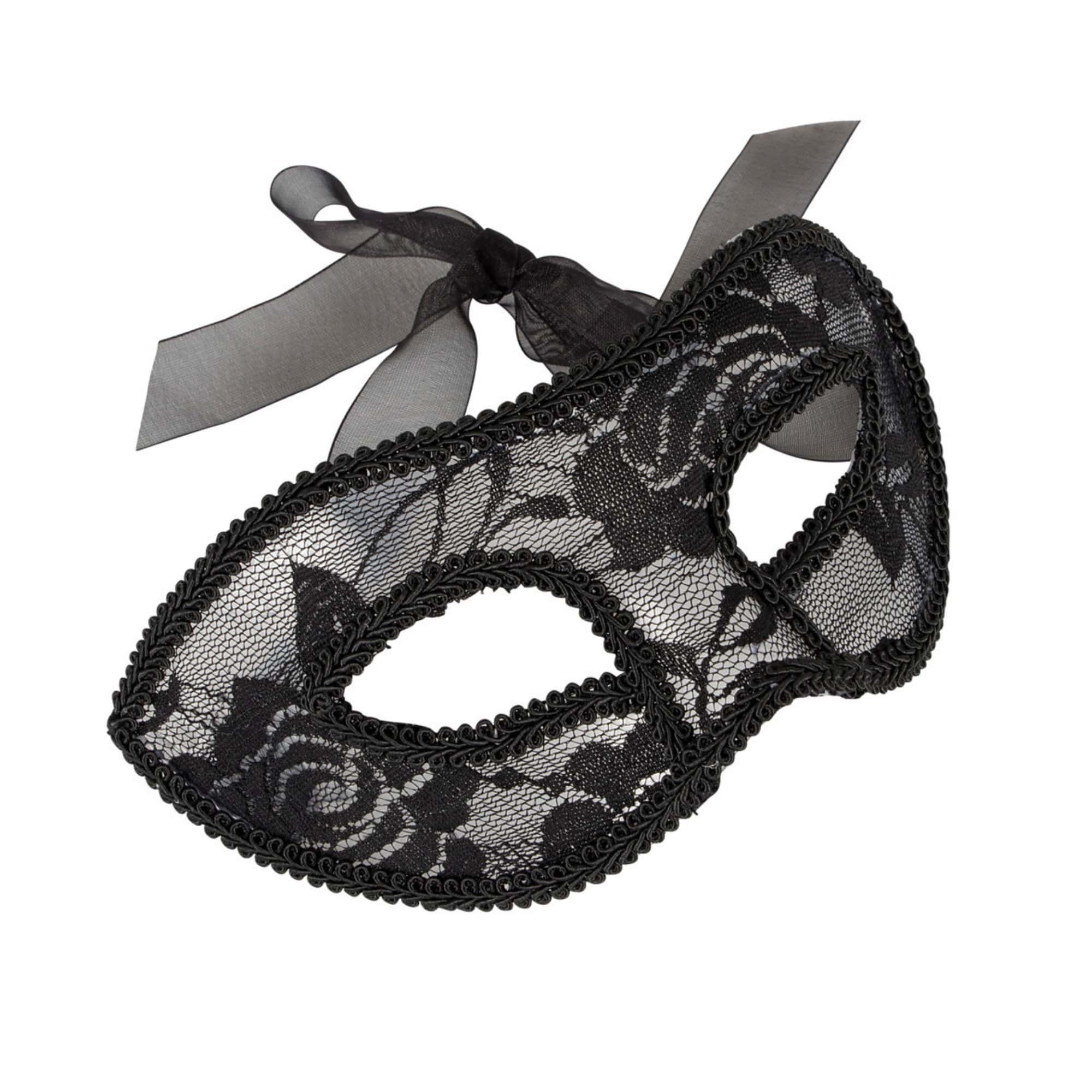 Maskerade Maske mit schwarzer Spitze