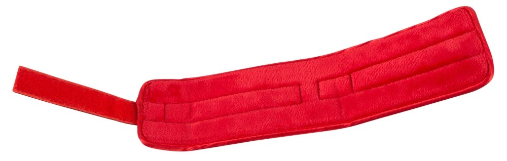 Bettfessel-Set in roter Lederoptik