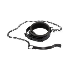 Halsfessel in Diamanschliff-Optik plus Leine Halsfessel in Diamanschliff-Optik plus Leine