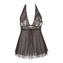 Babydoll mit Neckholder und geschlitzten Cups Babydoll mit Neckholder und geschlitzten Cups