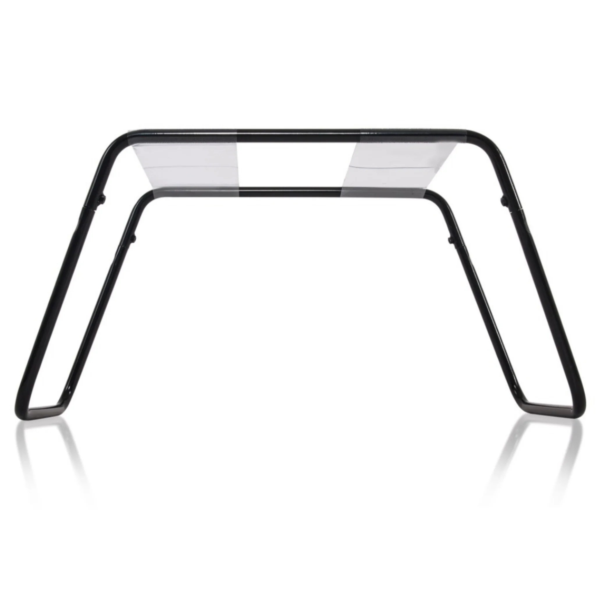 Federnder Sexhocker mit transparenter Sitzfläche