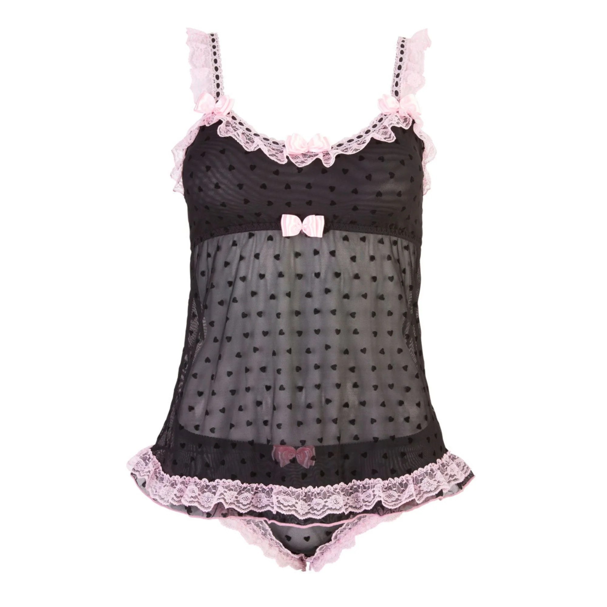 Babydoll aus Spitze mit Slip