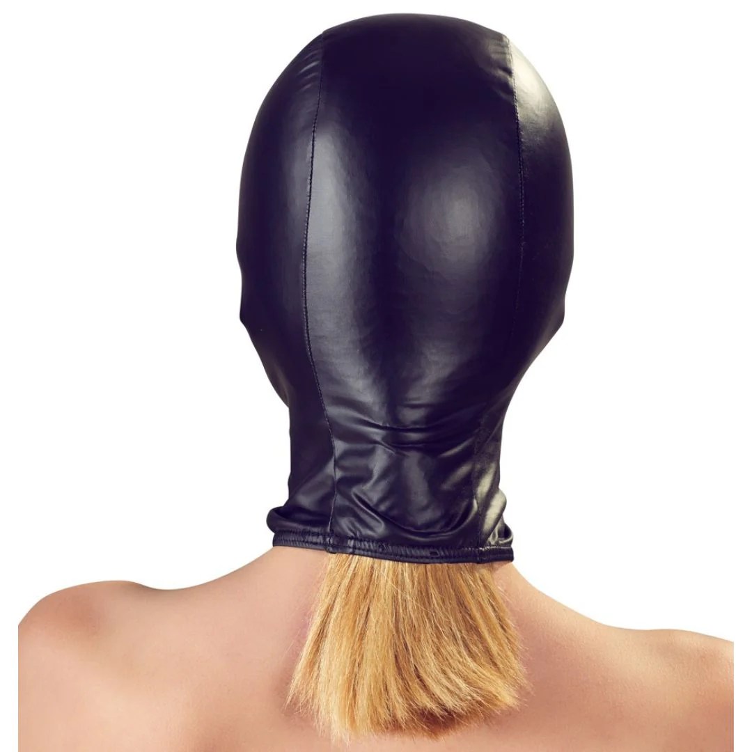 Elastische Kopfmaske im 2-farbigen Mattlook