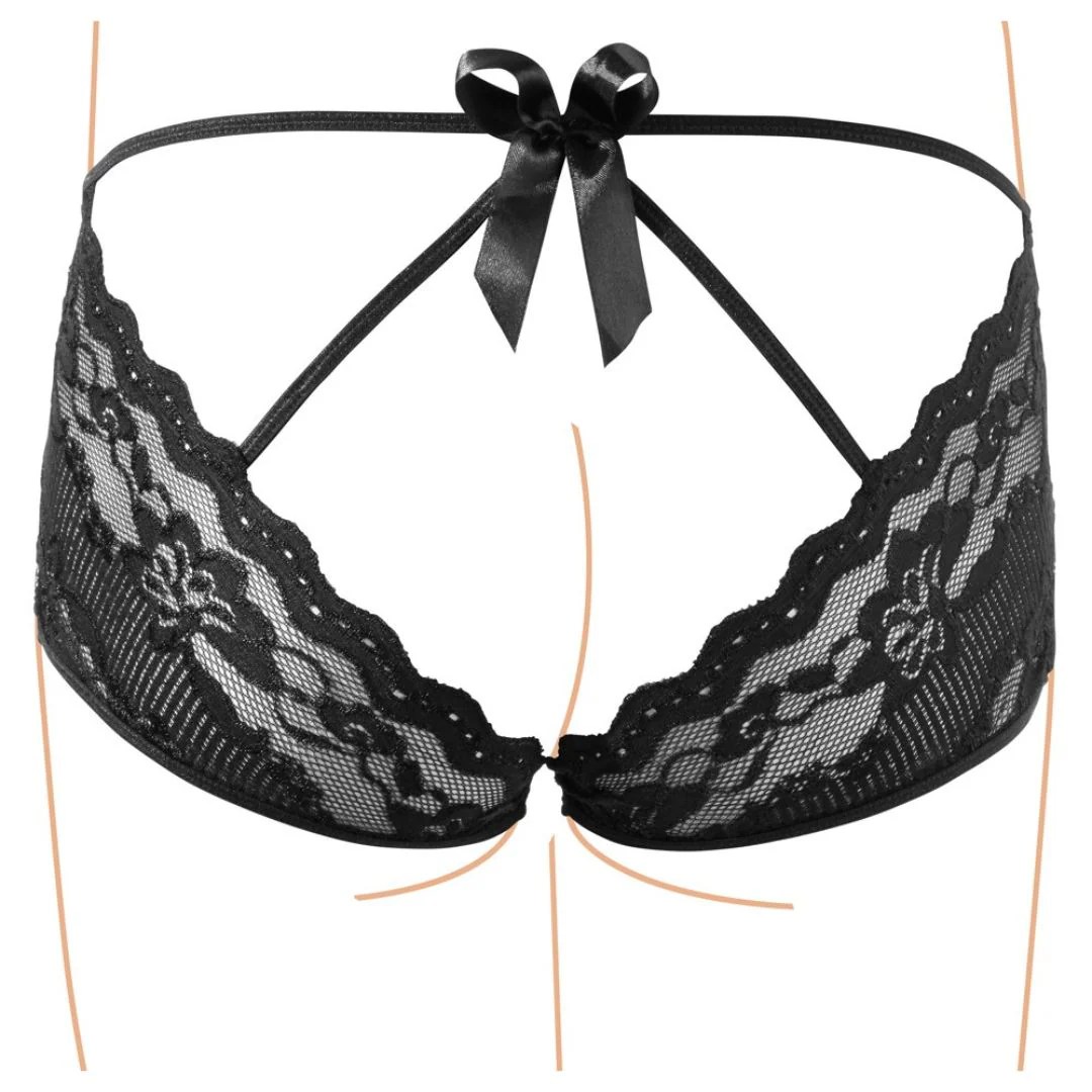 Panties aus Spitze hinten zum Binden