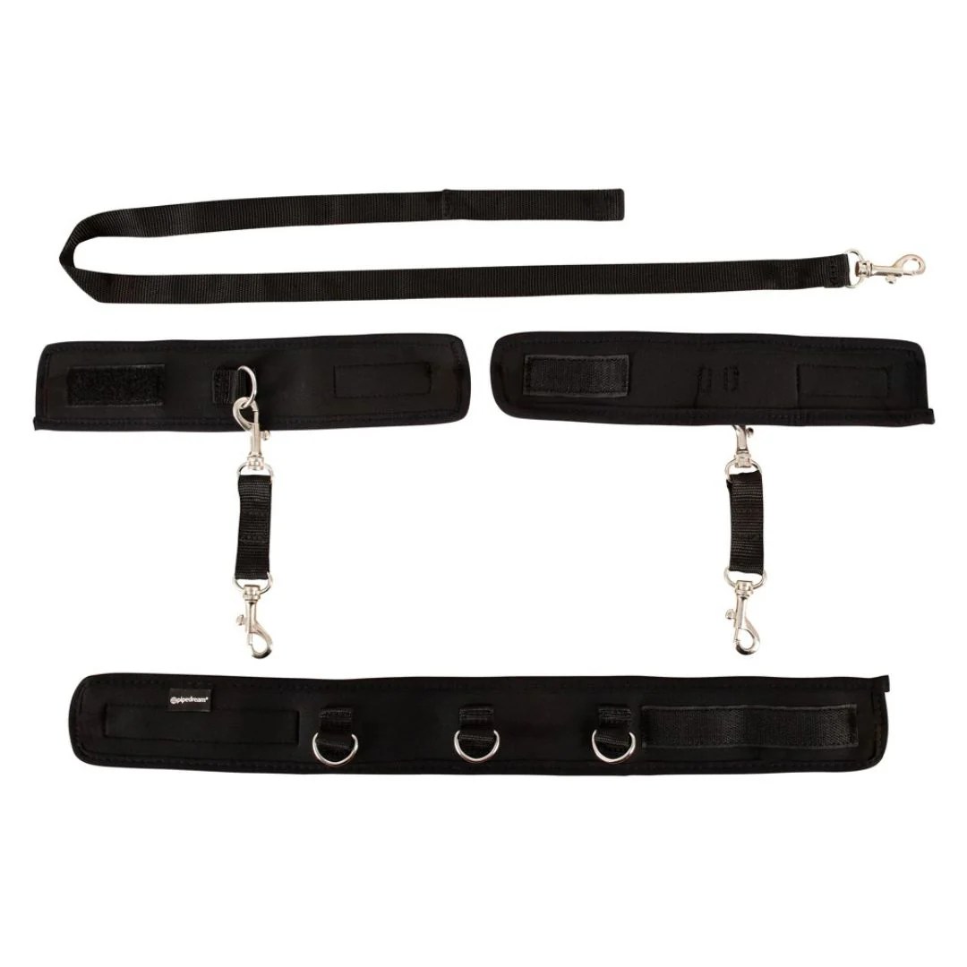 Halsband mit Handfesseln und Leine