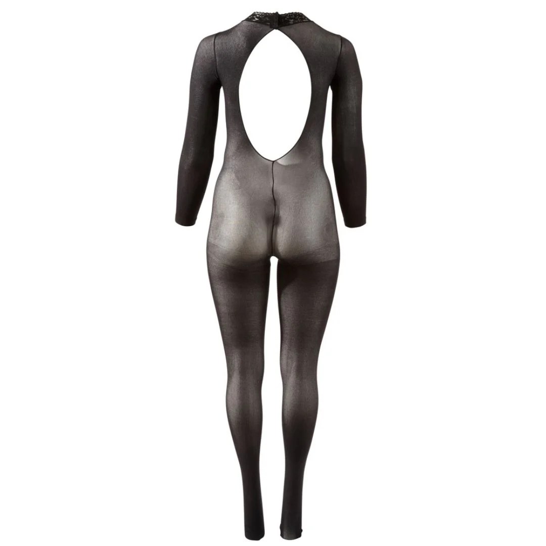 Transparenter Langarm-Catsuit
