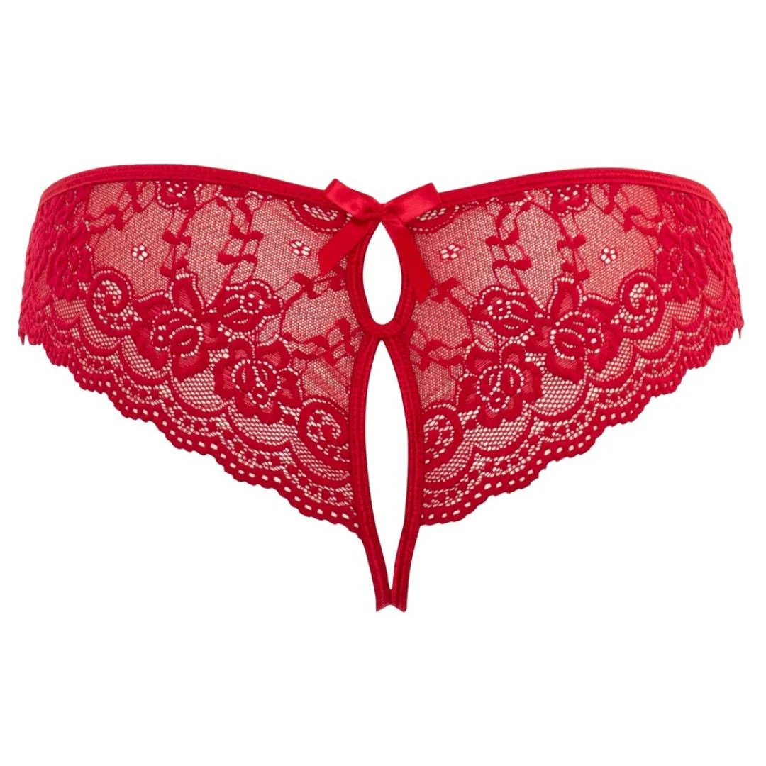 Slip ouvert mit frechen Cut-outs, S - SALE
