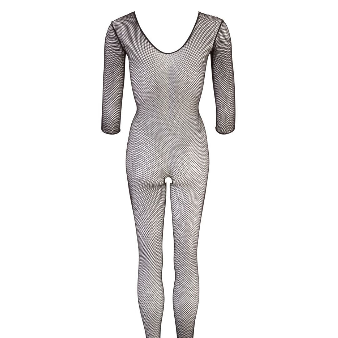 Catsuit ouvert aus feinem Netz