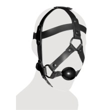 Lederkopfgeschirr mit Ballknebel Lederkopfgeschirr mit Ballknebel