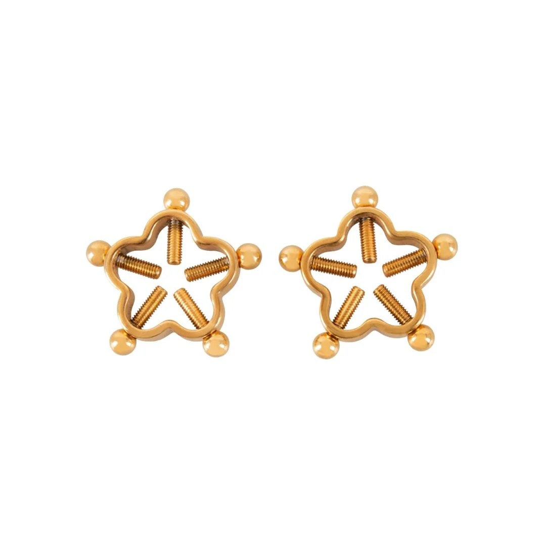 Nippelklemmen „Nipple Jewellery Golden Flower“