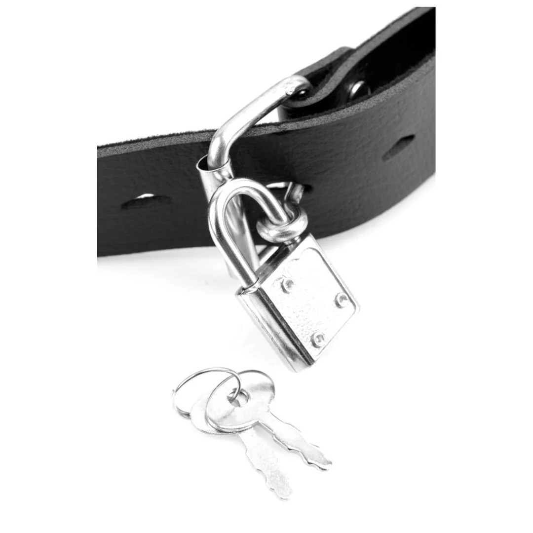 Deluxe Ballknebel mit Dildo und Schloss