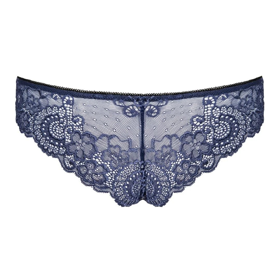 Slip aus floraler Spitze mit Cut-out