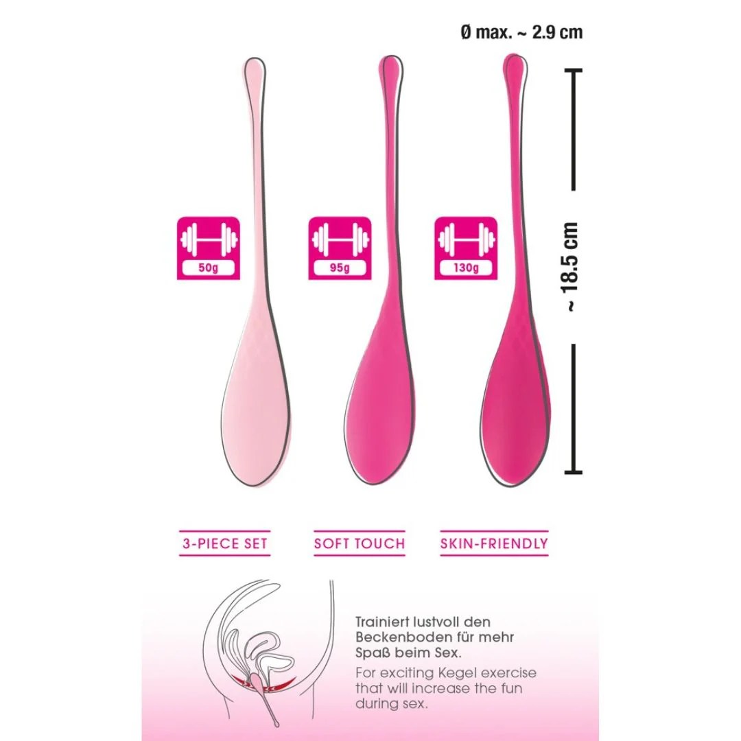 Liebeskugeln „Kegel Training Balls“, 3-teilig