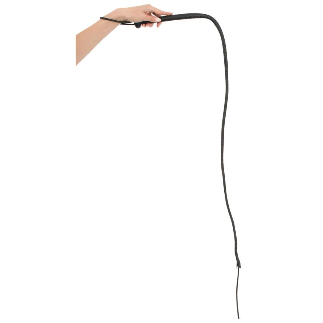Handgeflochtene Singletail Leder-Peitsche