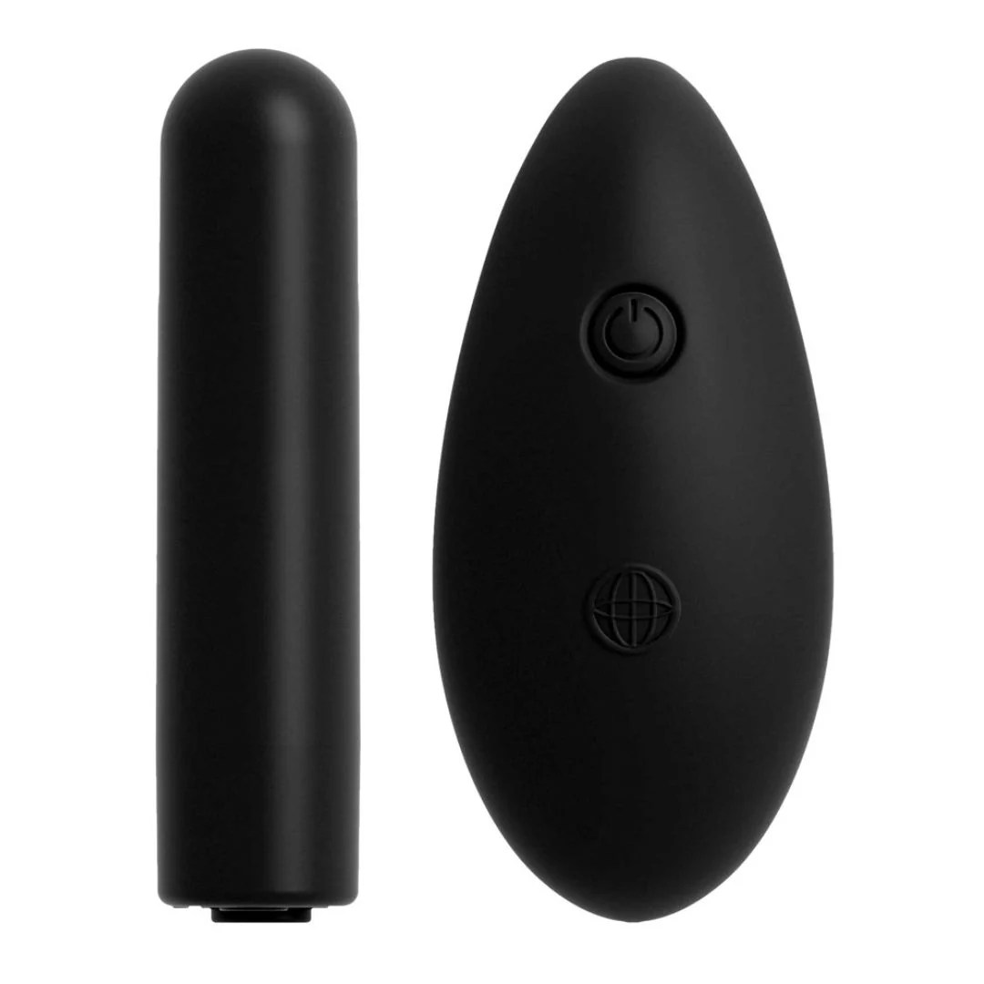 Slip mit Vaginalplug und Vibro-Bullet
