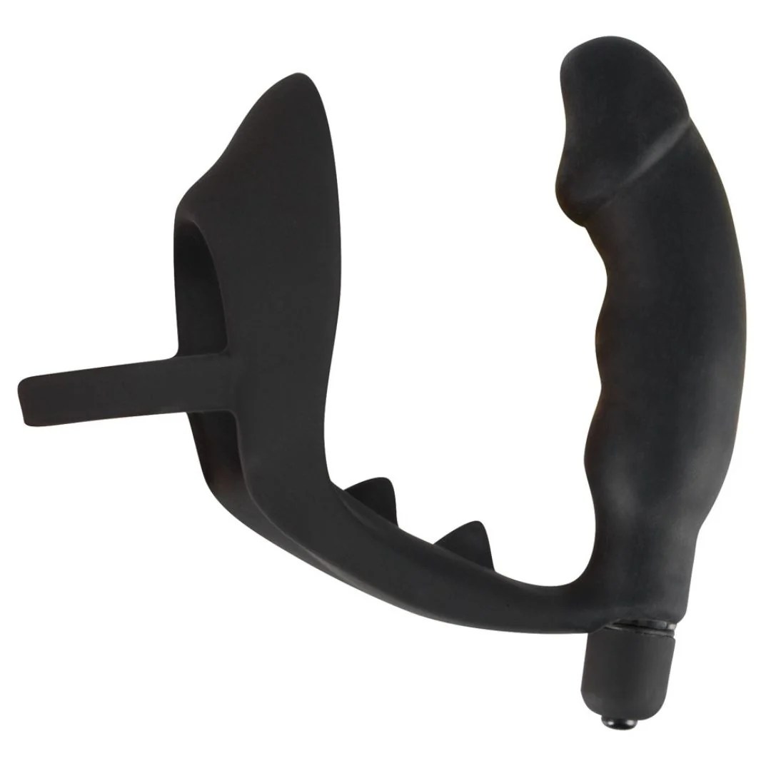 Penis-/Hodenring „Ring & Vibro Plug“ mit Vibro-Analplug