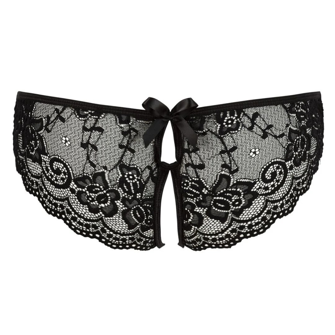 Slip ouvert aus floraler Spitze mit Cut-outs