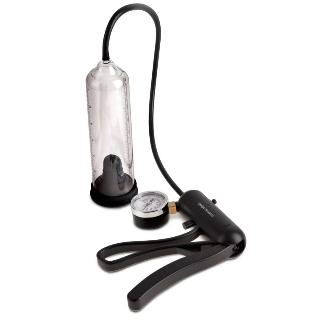 Penispumpe „Pro-Gauge Power Pump” mit Druckmesser