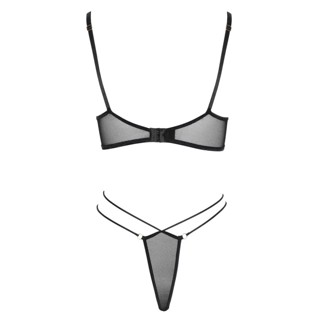 BH plus Rio-String mit edlen Stickerei-Applikationen