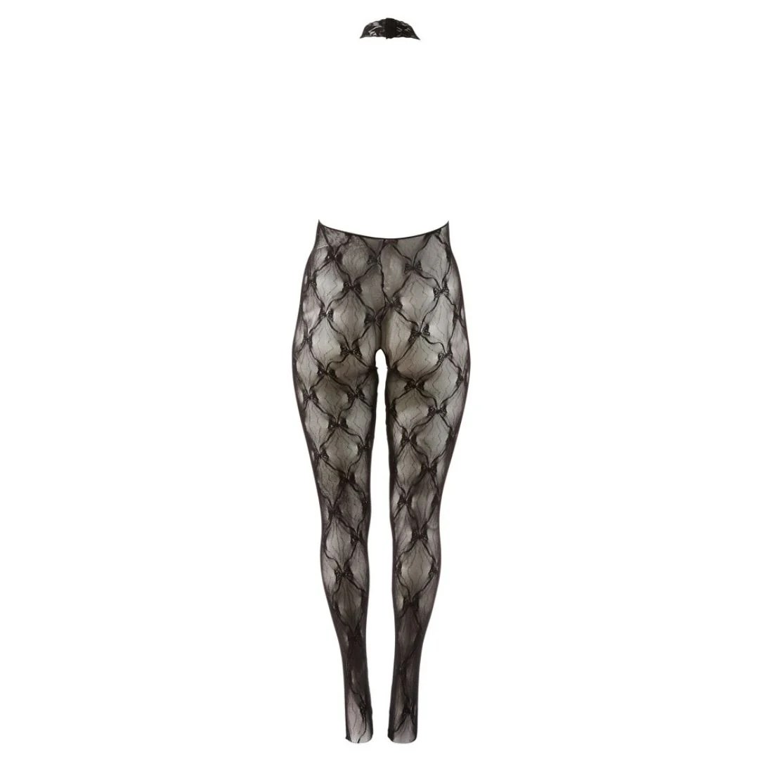 Semi-transparentes Bodystocking mit Cups und Schritt ouvert