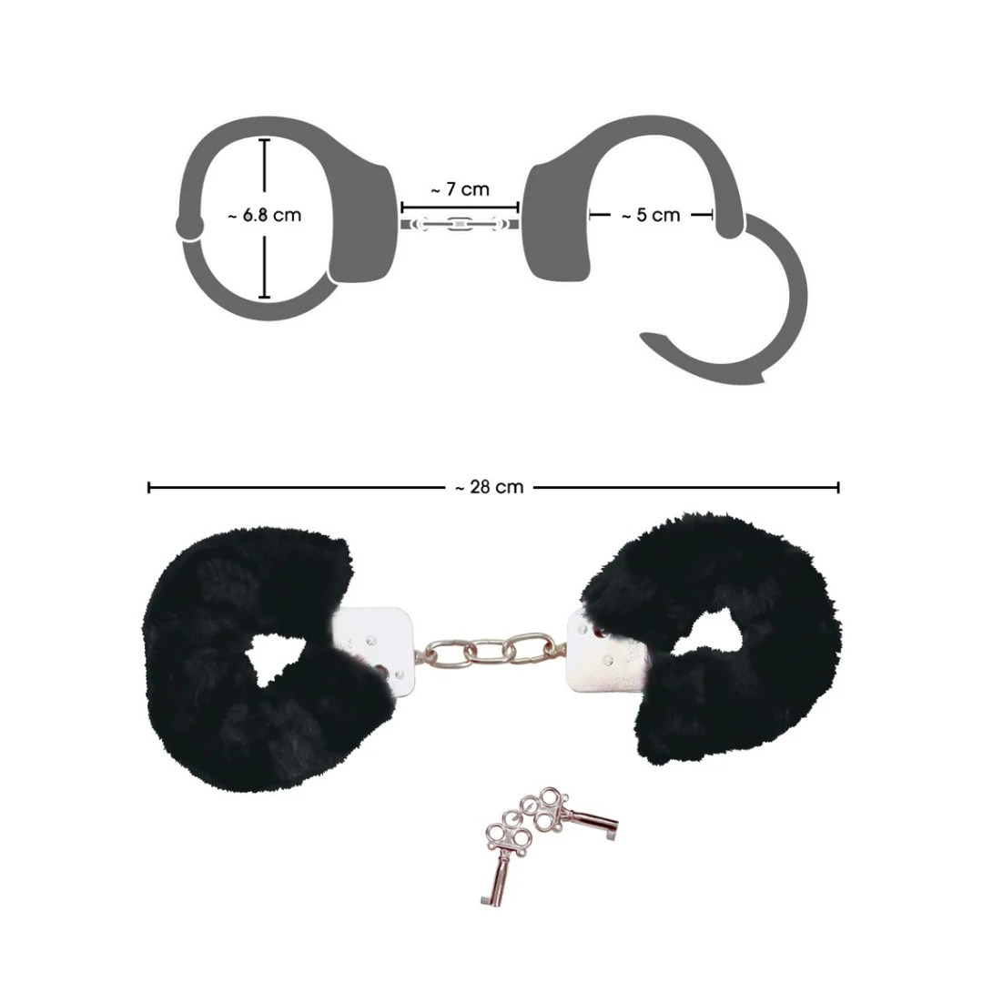 Handschellen mit Plüsch