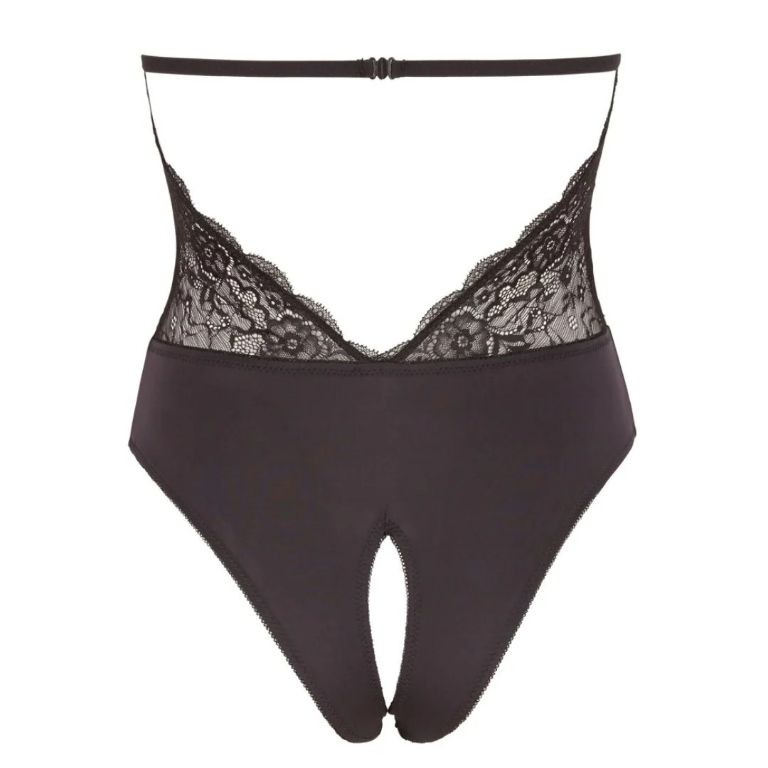 Neckholder-Body ouvert mit tiefem Ausschnitt