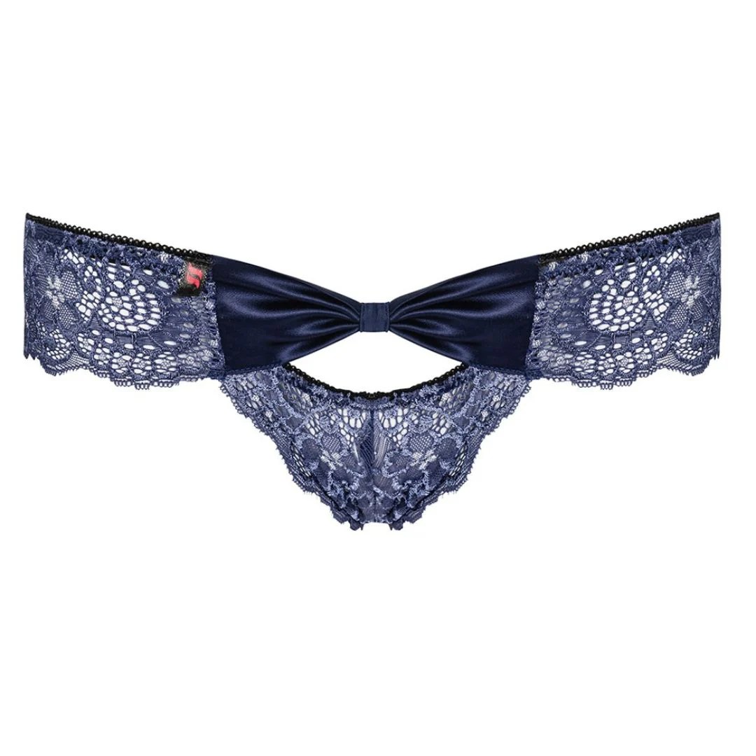 Slip aus floraler Spitze mit Cut-out