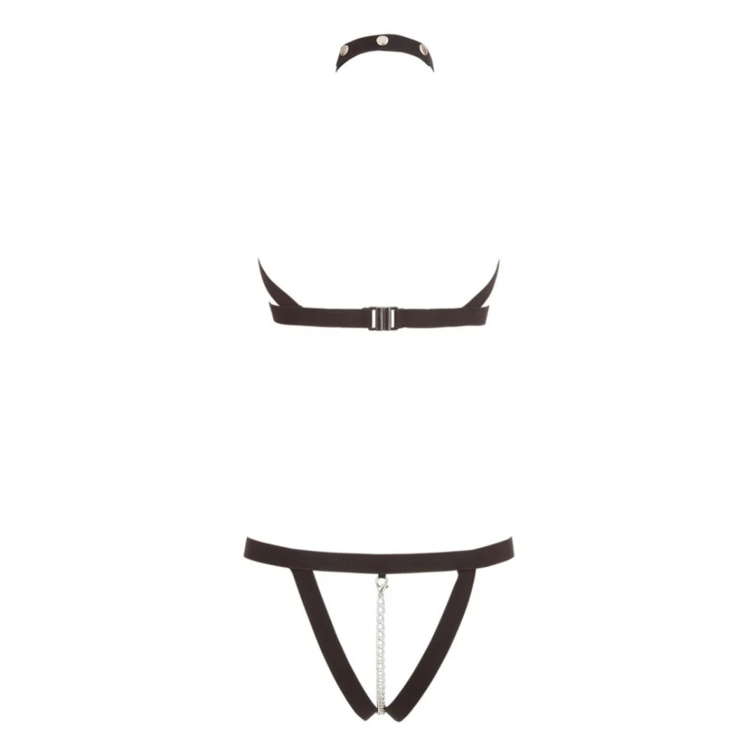 Harness mit Strass und Schrittkette