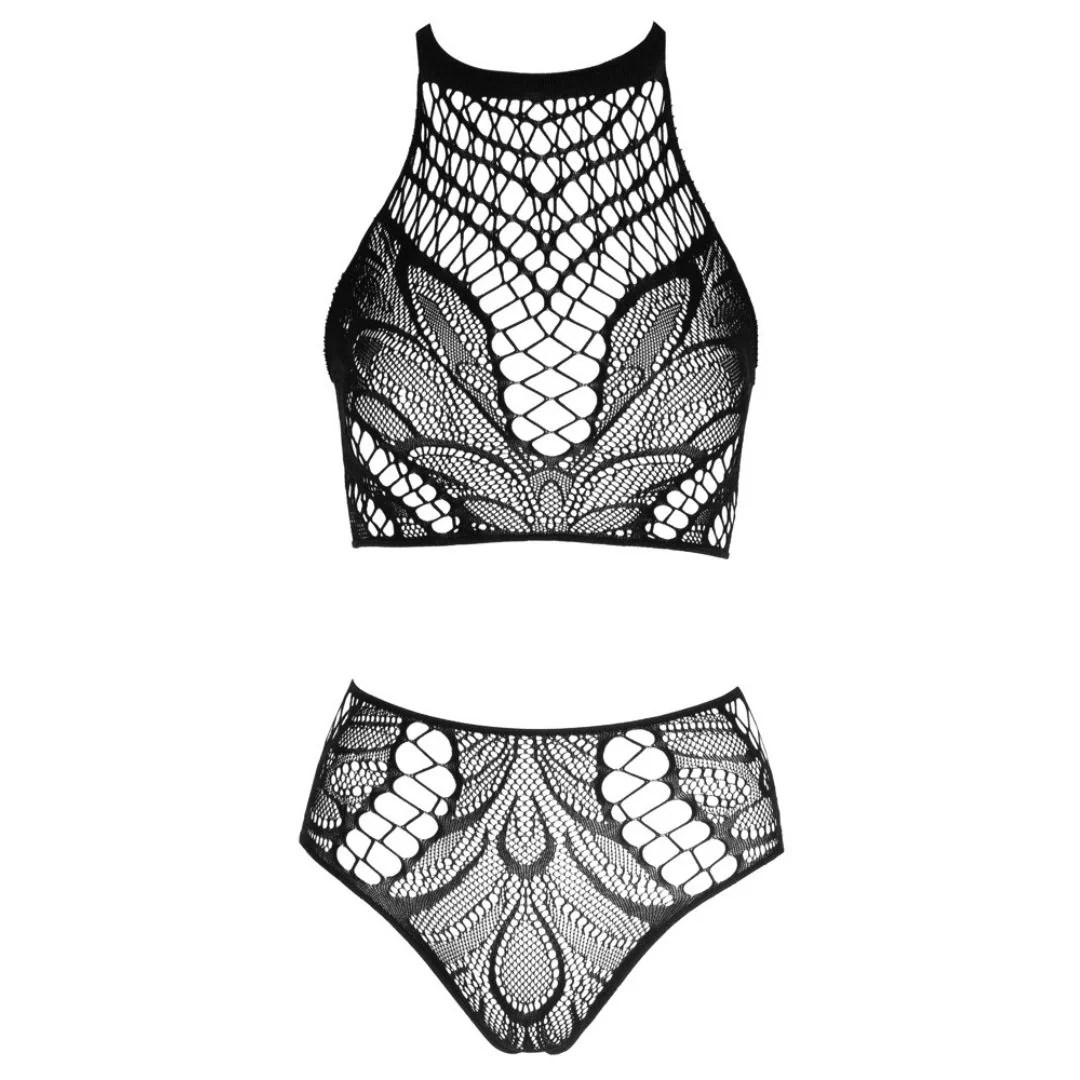 Top plus Slip ouvert in verschiedenen Netzstrukturen