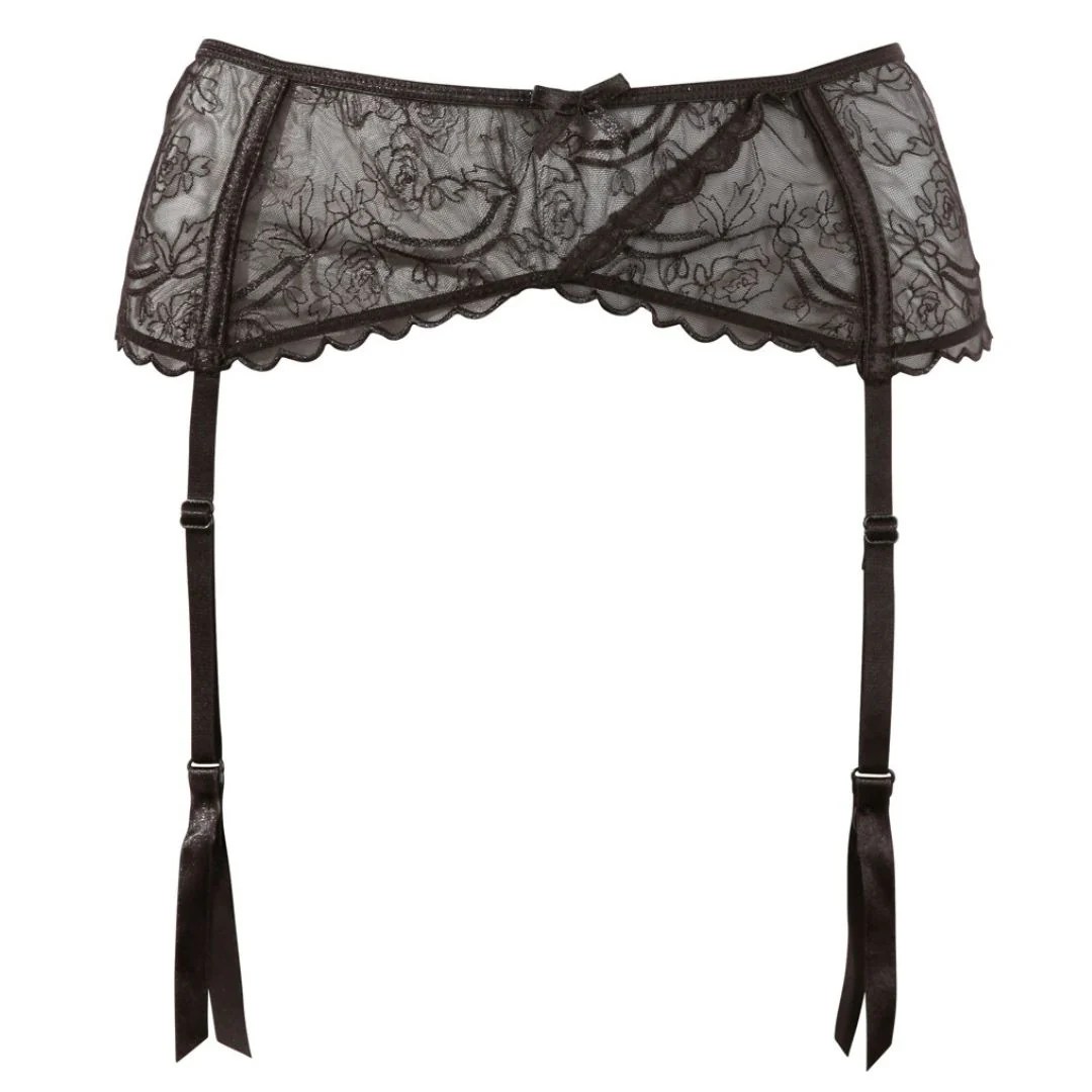 Zart bestickter Strapsgurt mit 2-fach-Hakenverschluss