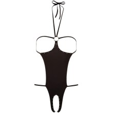 Body ouvert mit offenen Cups und Strassverzierungen Body ouvert mit offenen Cups und Strassverzierungen