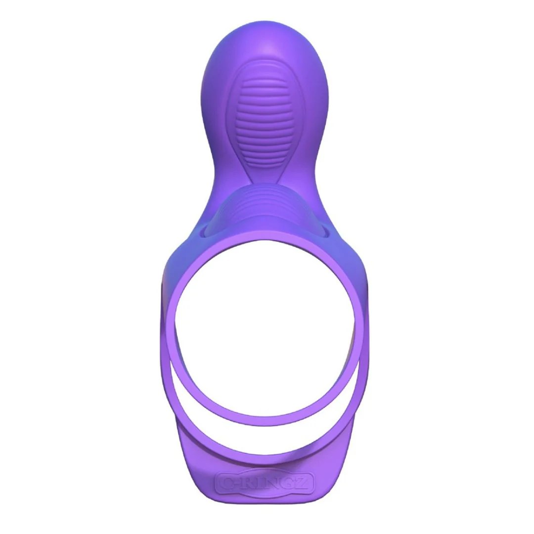 Penis-/Hodenring „Ultimate Couples Cage“ mit Klitorisstimulator