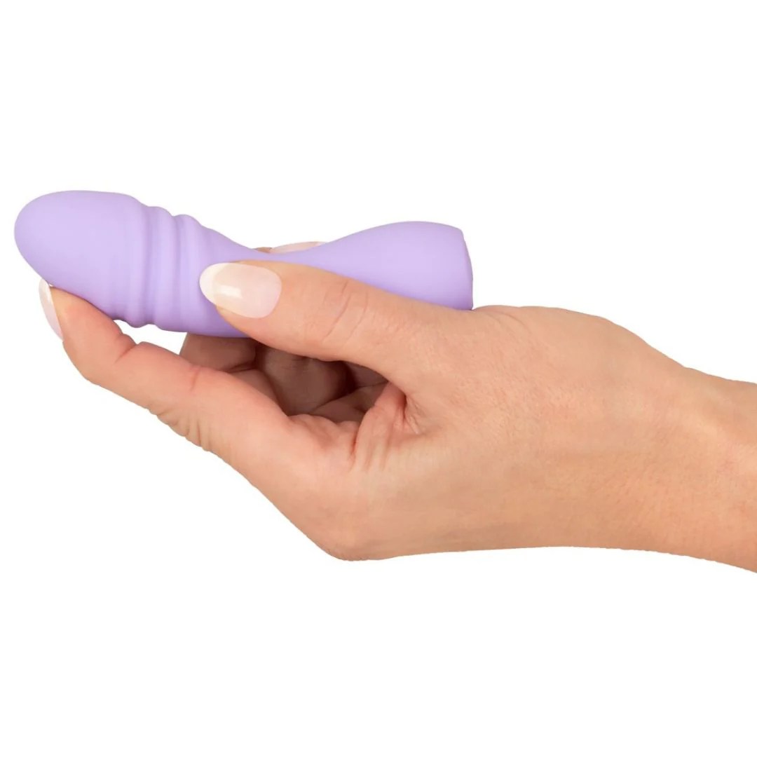Minivibrator lila mit Spiralrillen