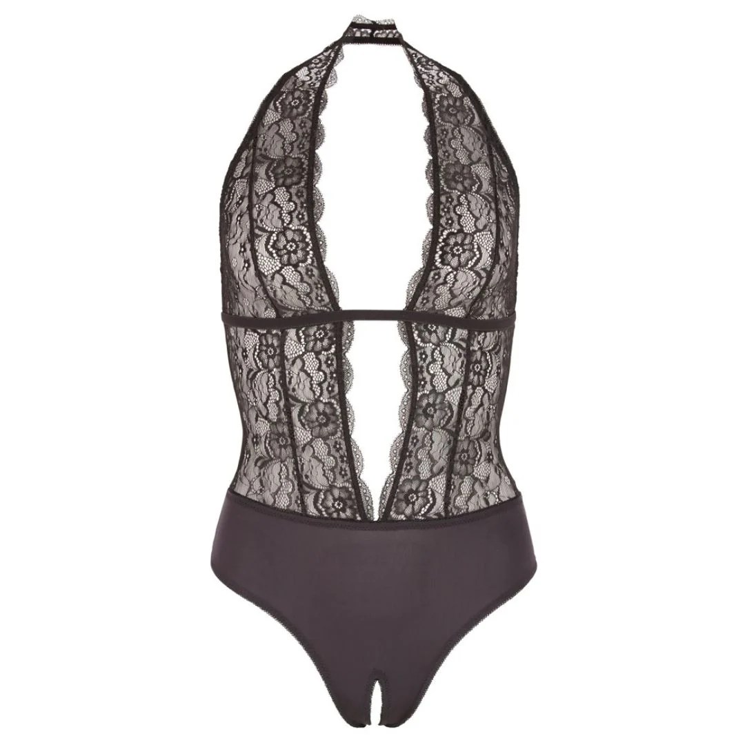 Neckholder-Body ouvert mit tiefem Ausschnitt