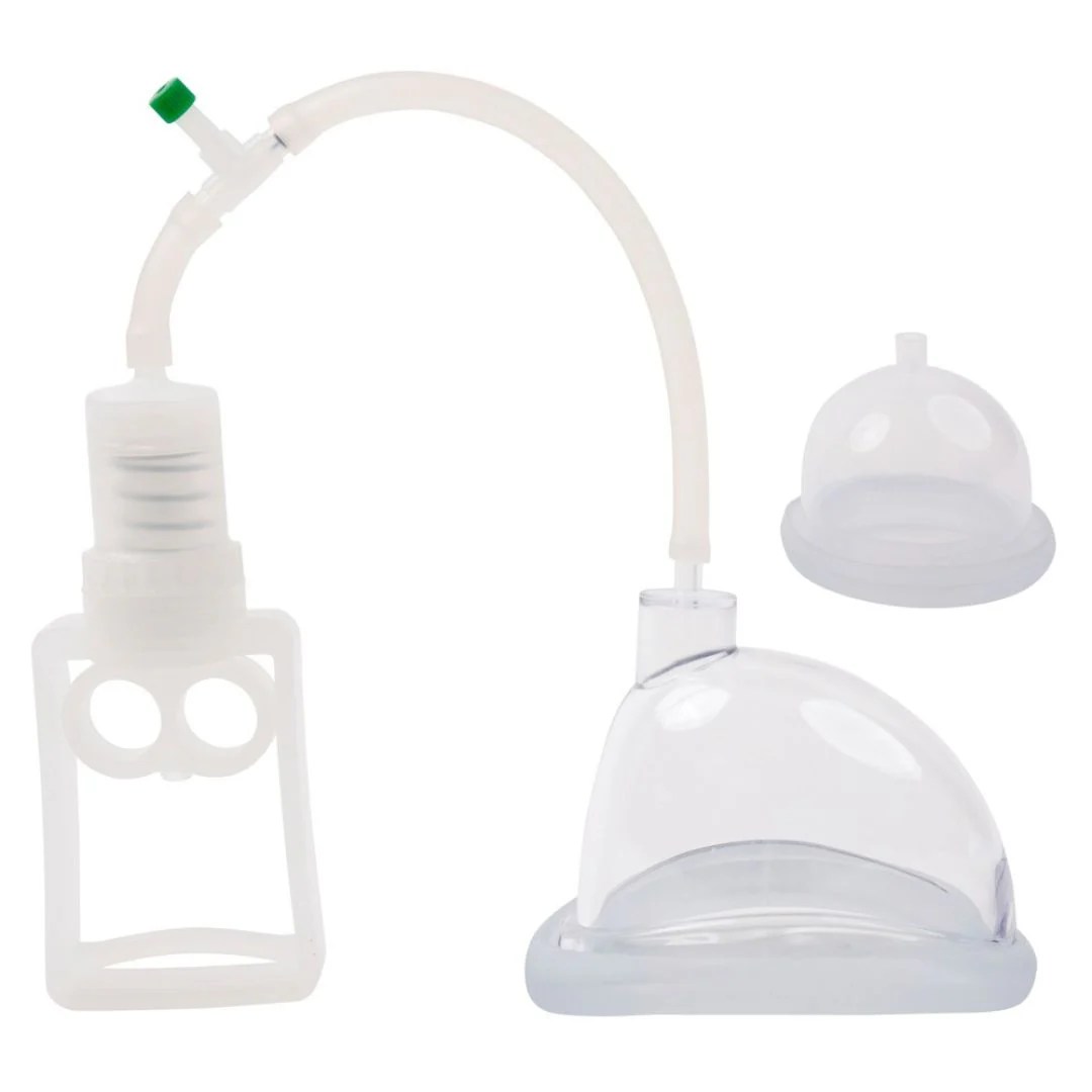 Vaginasaugschalen-Set mit Kolbengriffpumpe