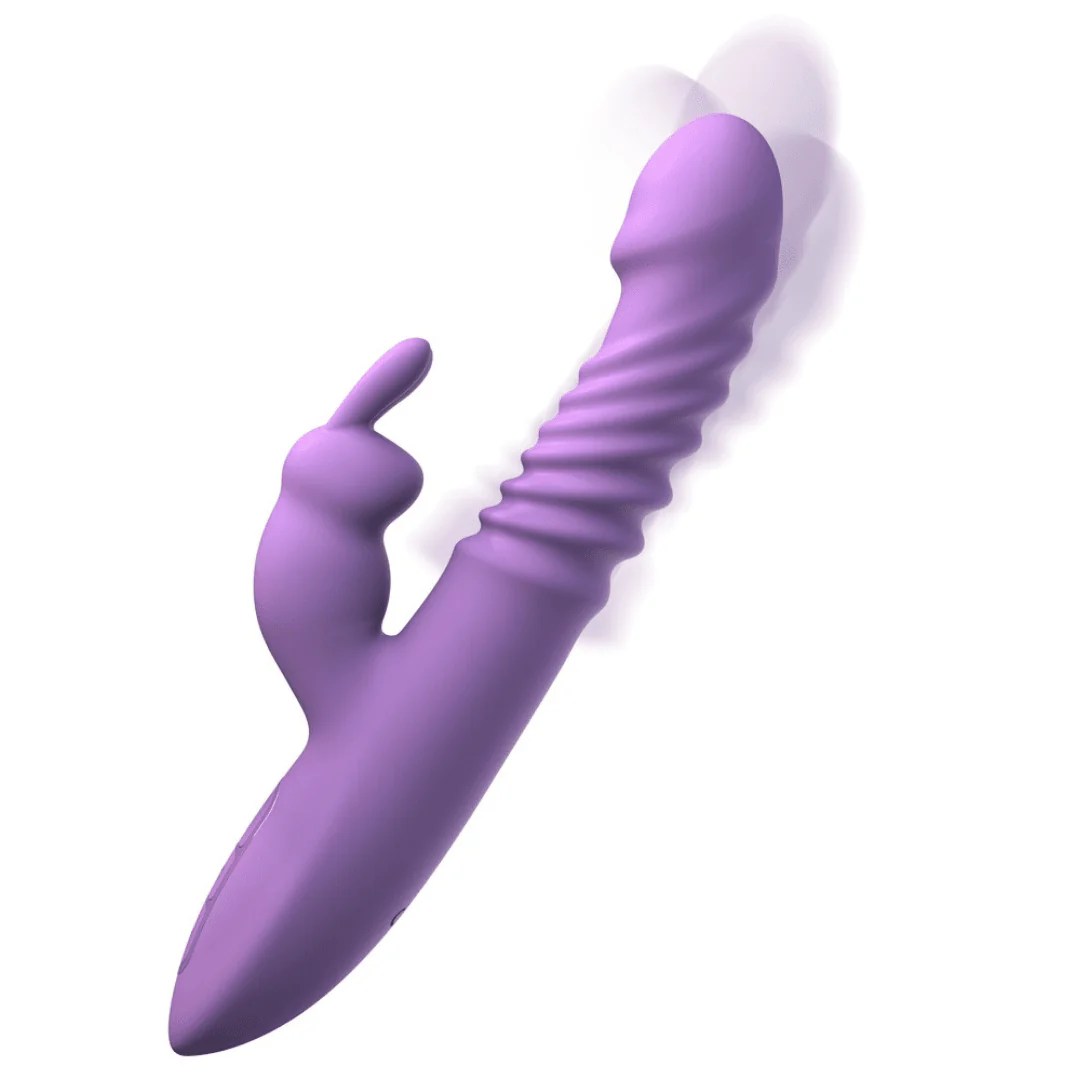 Stoßvibrator “her thrusting silicone rabbit”, mit Heizfunktion
