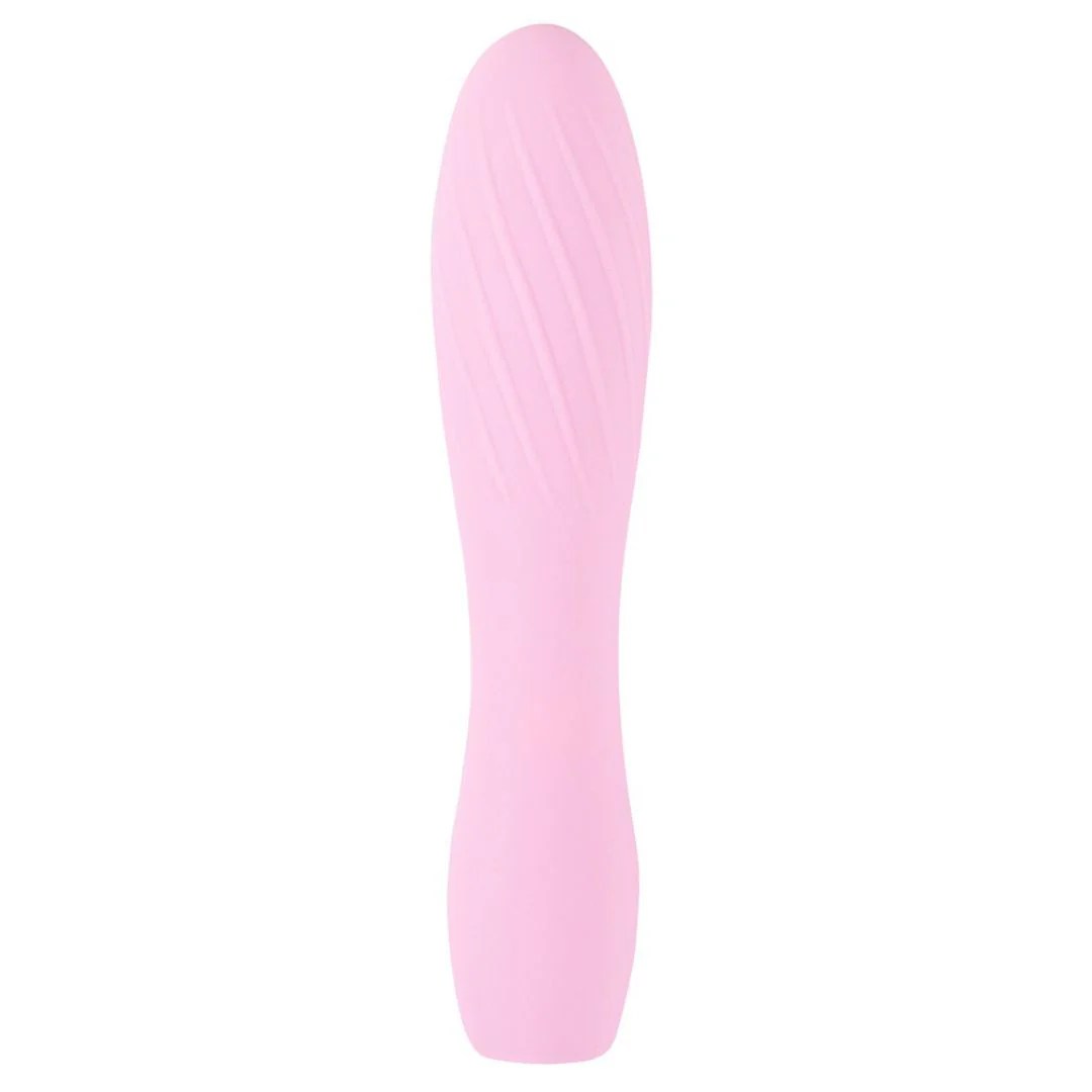 Minivibrator rosa mit Stimulationsrillen