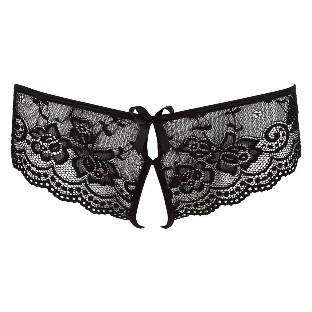 Slip ouvert aus floraler Spitze mit Cut-outs