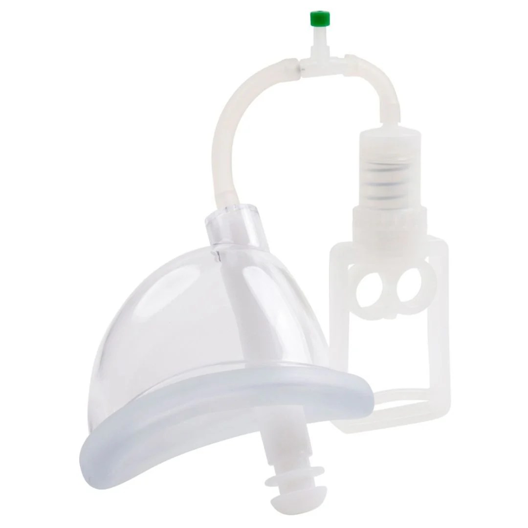 Vaginasaugschalen-Set mit Sonde und Kolbengriffpumpe