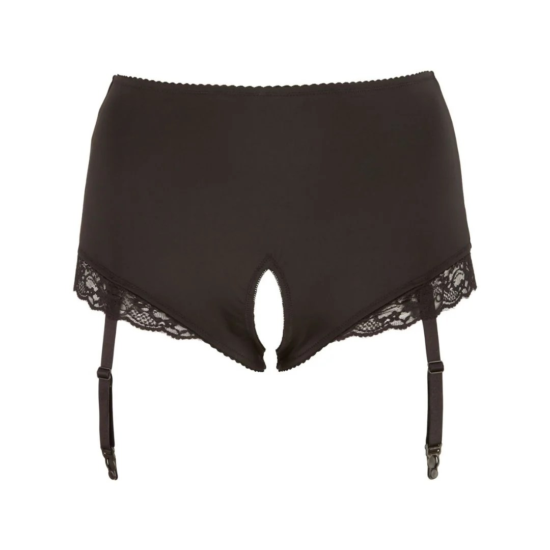 Taillen-Slip ouvert mit Strapsen