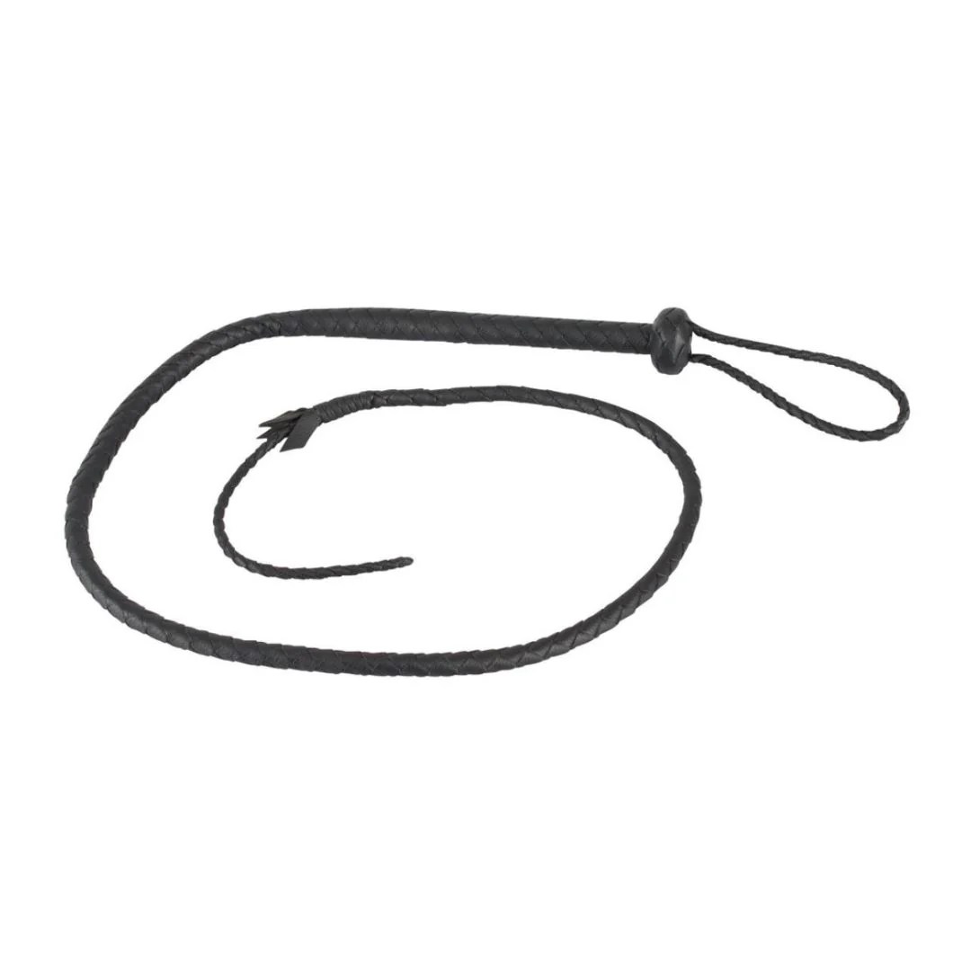 Handgeflochtene Singletail Leder-Peitsche
