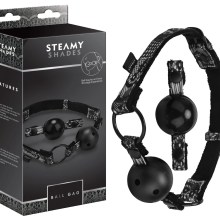 STEAMY SHADES Ball Gag mit Plastik- und Silikon-Ball STEAMY SHADES Ball Gag mit Plastik- und Silikon-Ball