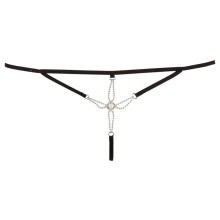 String mit Perlenverzierung und Riemchen String mit Perlenverzierung und Riemchen