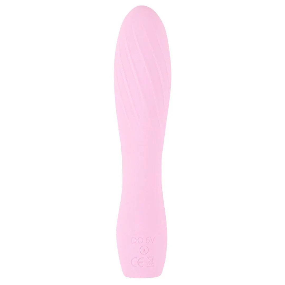 Minivibrator rosa mit Stimulationsrillen