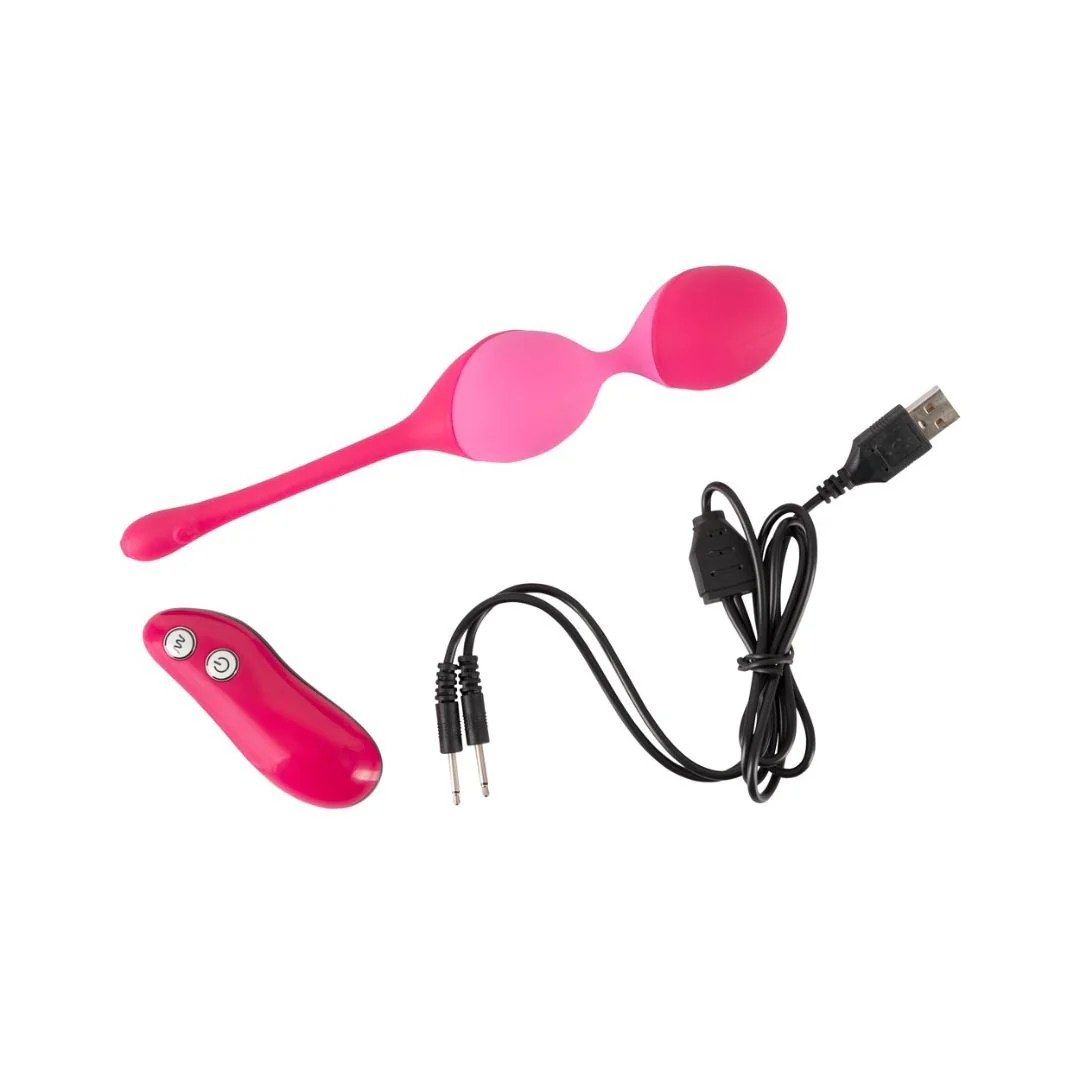 Vibrokugel-Duo „Loveballs“ mit Fernbedienung