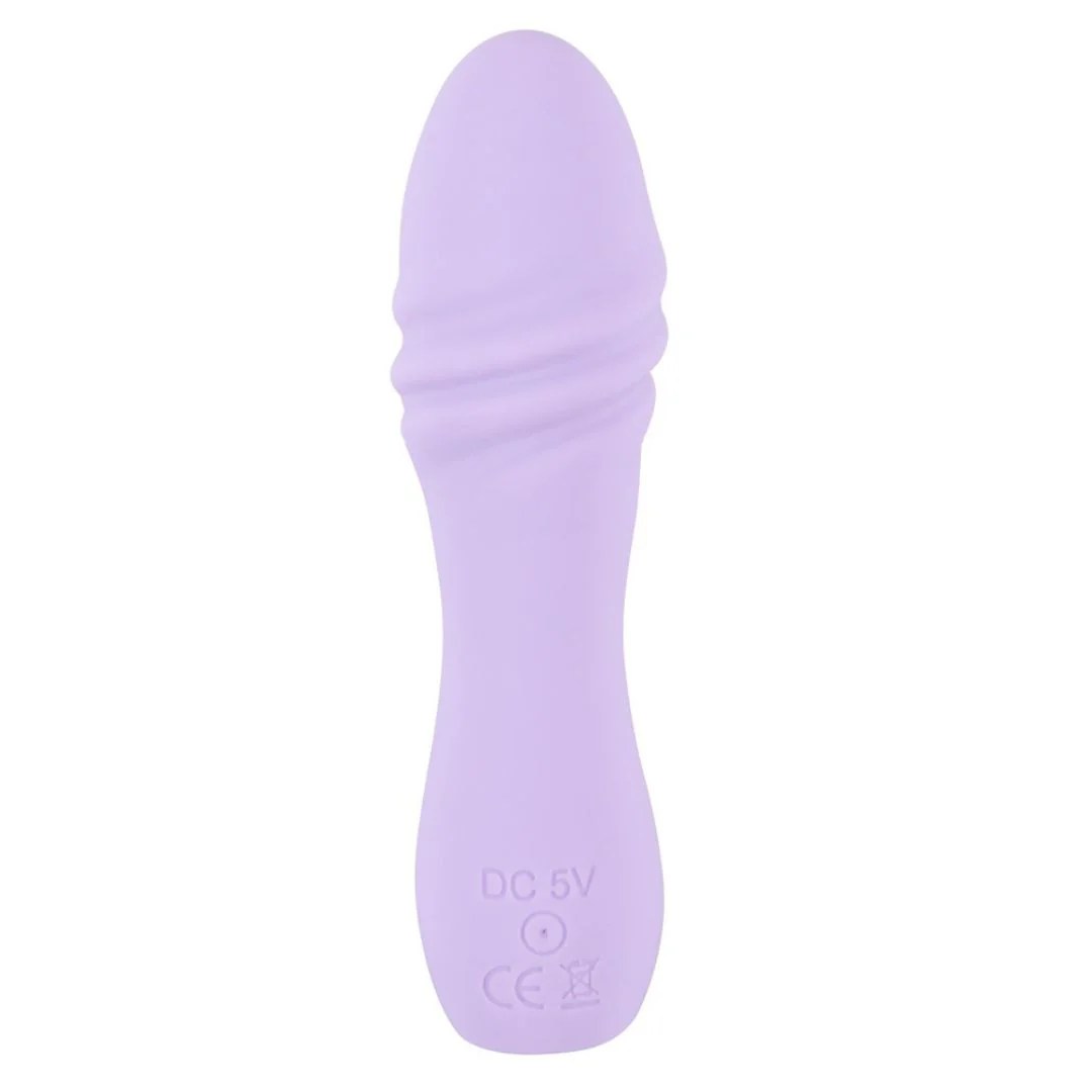 Minivibrator lila mit Spiralrillen