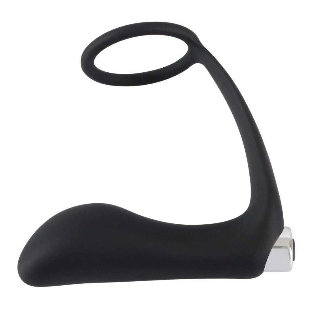 Penisring mit Vibro-Analplug