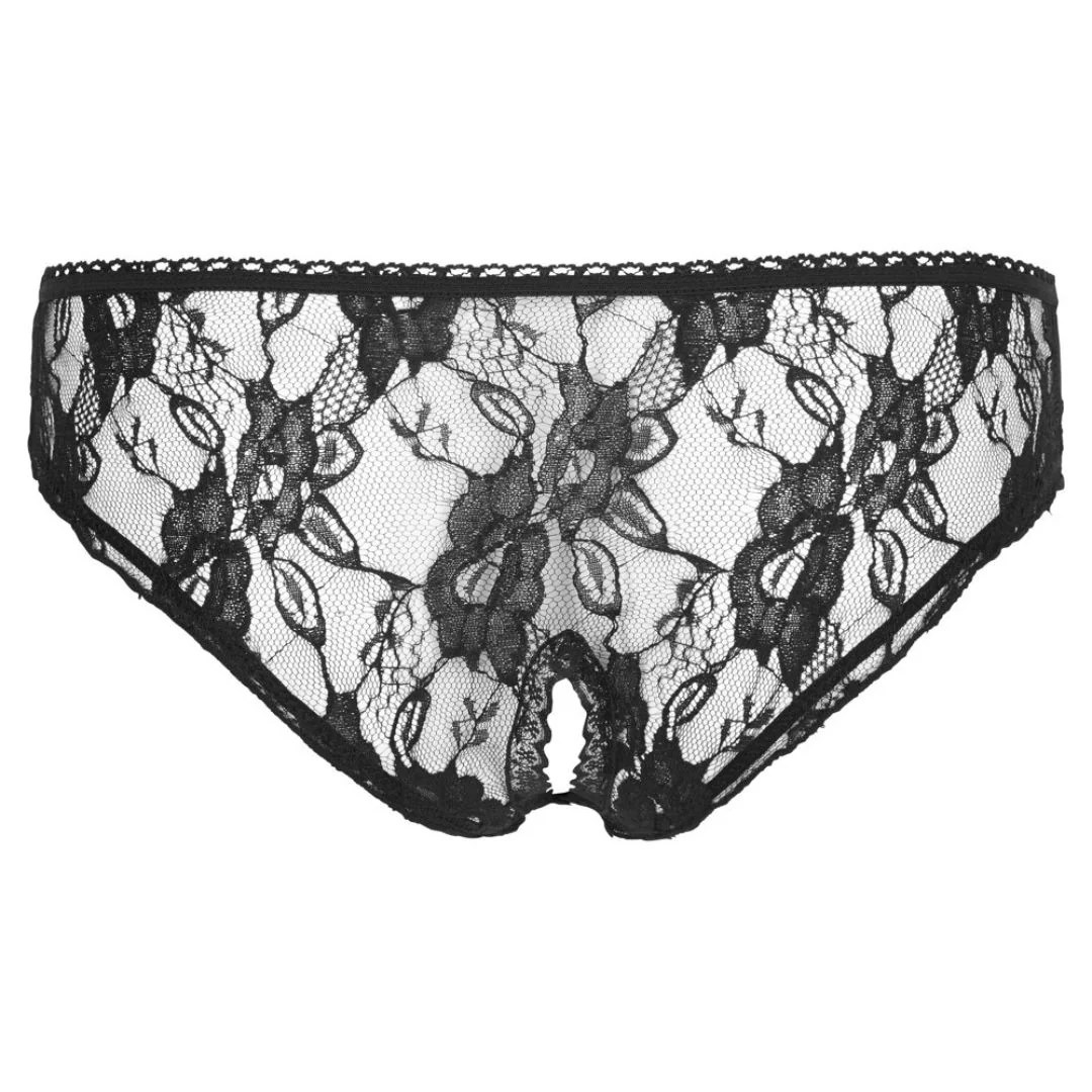 Slip ouvert aus blumiger Spitze