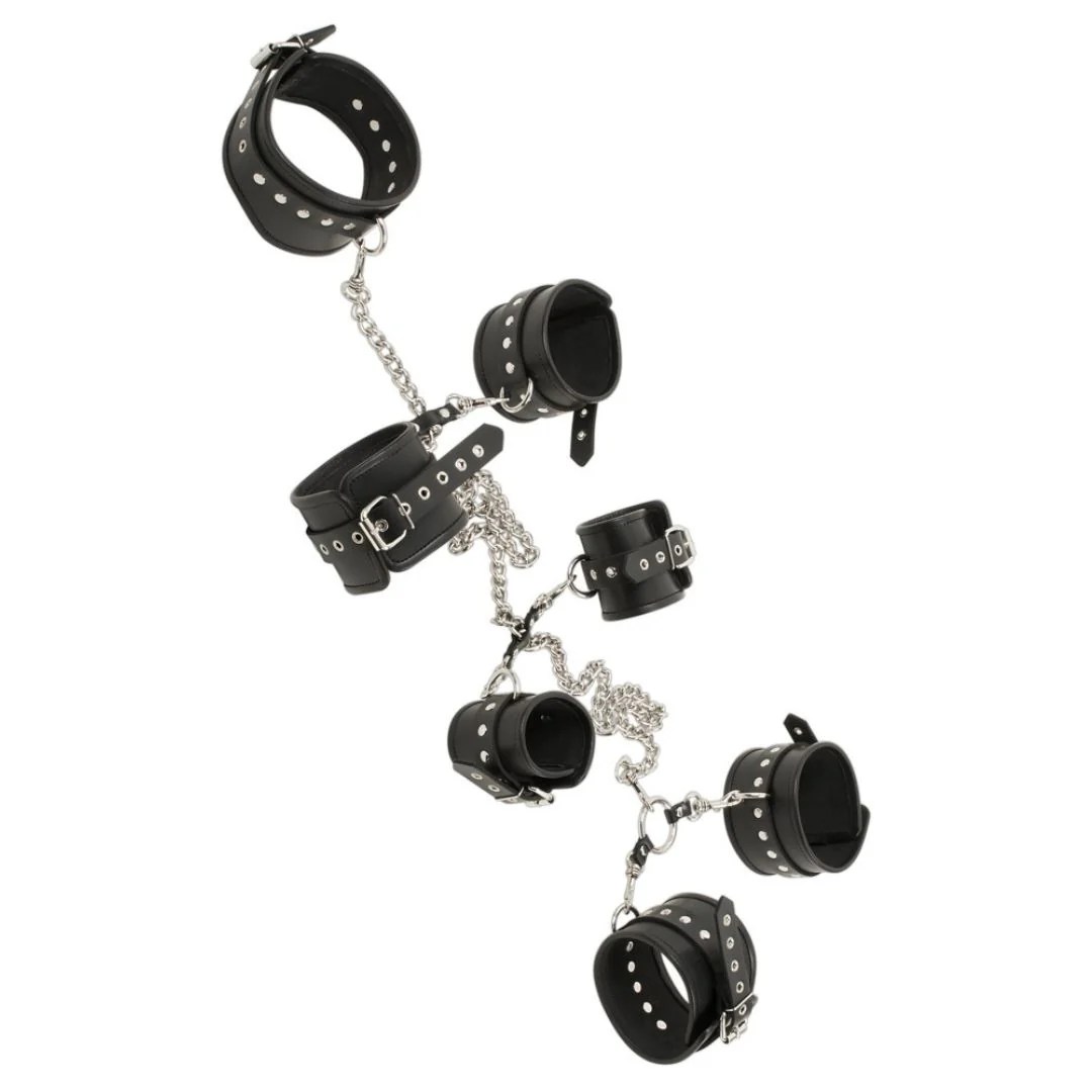 Fessel-Set für Hals, Oberarme, Hände und Füße